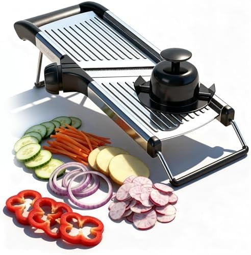 Mandoline Slicer with Julienne Blade, Stainless Steel