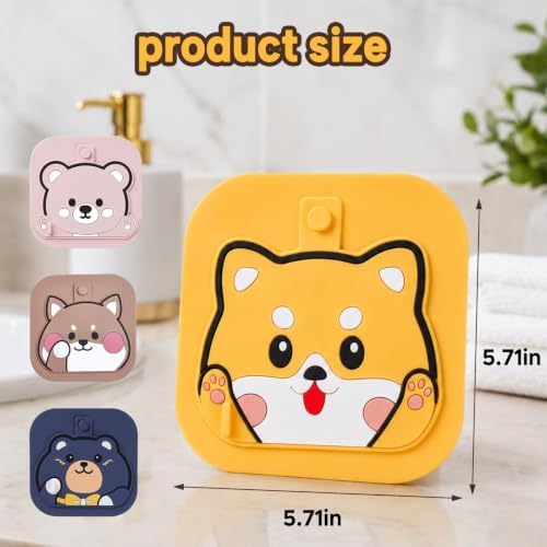 2Pack Square Shower Drain Hair Catcher for Bathtub and Shower