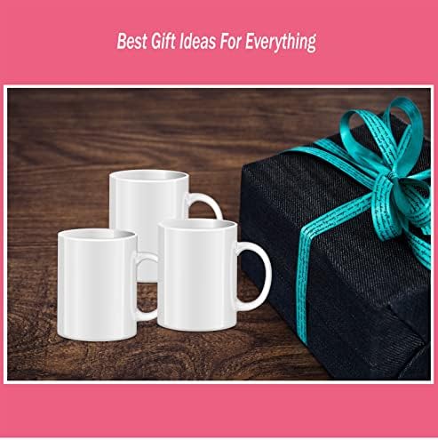 RAINBOWTIE Sublimation Mugs Blank, 12PCS White Coated Ceramic Coffee