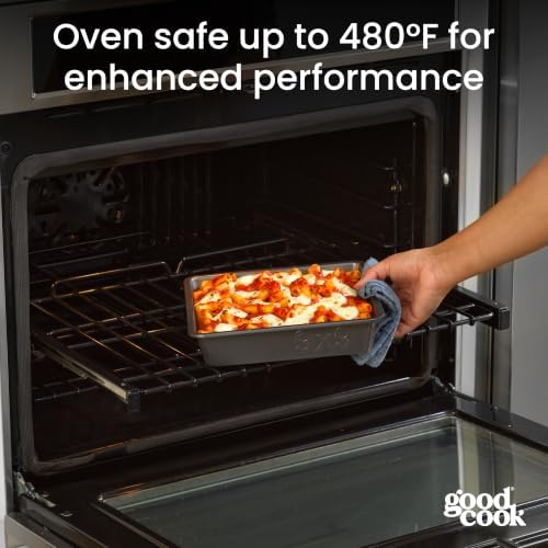 GoodCook PRO Square Cake Pan Nonstick Warp & Scratch-Resistant