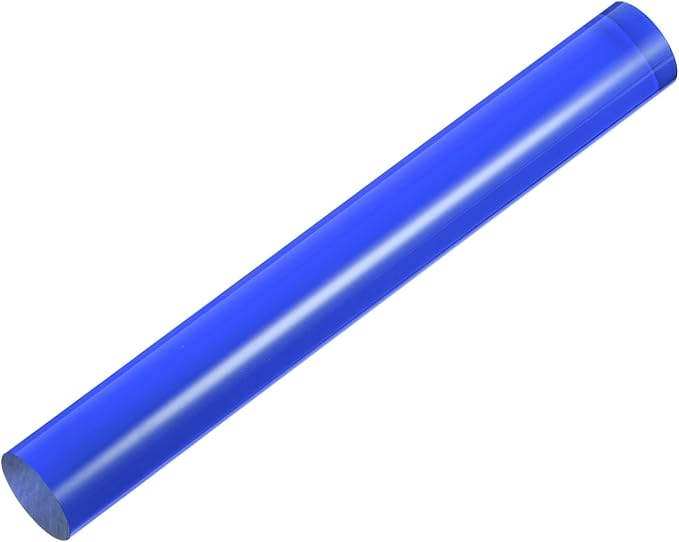 HARFINGTON Acrylic Clay Roller 8 Inch x 1 Inch Solid Non-Stick Plastic Round - Image 3