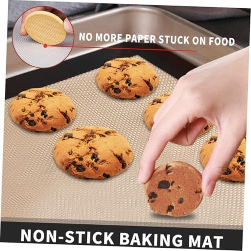 SHINEOFI 4pcs Silicone Baking Mats Set Nonstick Heat Resistant Macaron