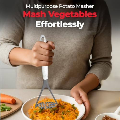 Better Houseware Nylon Potato Masher with Durable Silicone-Coated