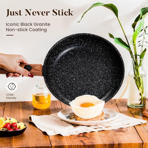 Kitchen Academy Removable Handle Induction Pots and Pans Set