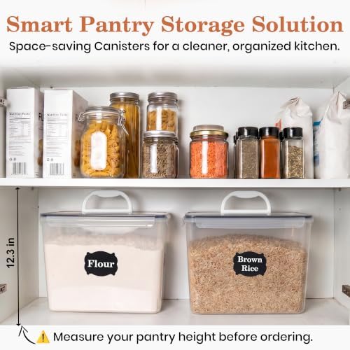 Extra Large 11L Airtight Flour Sugar Storage Containers