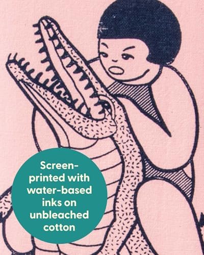 Blue Q Funny Dish Towel - Screen-Printed Cotton Kitchen Towels