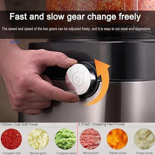 Mini Food Processor, 600W, 5000ml Capacity