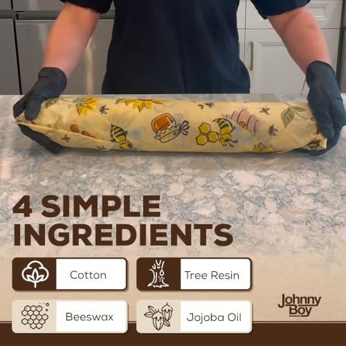 3XL Beeswax Bread Wraps – Food storage wraps, 19'' x 55''Inch