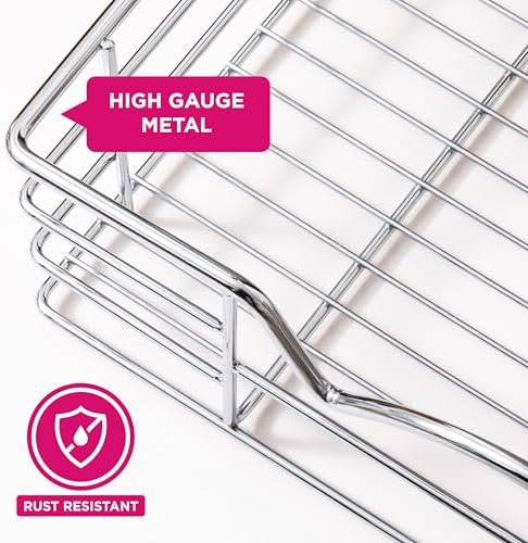 HOLDN’ STORAGE Pull Out Cabinet Organizer, Pantry Drawer, 17"W x 21"D
