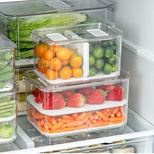 SANNO Refrigerator Food Storage Containers Stay Fresh,Food Storage
