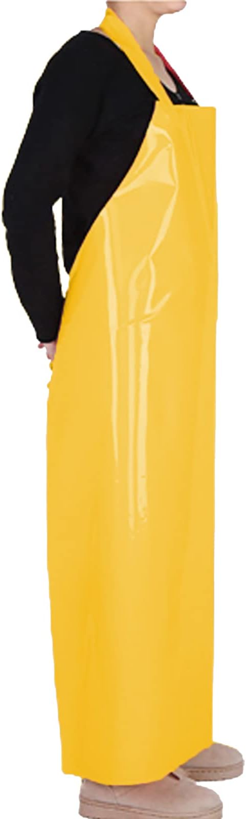 ELEBOX Waterproof Oil Proof Bib Apron Utility Apron Chemical Resistant Apron - Image 4