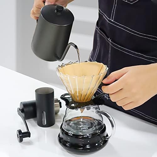 SOTECH Pour Over Coffee Maker Set, Glass Server
