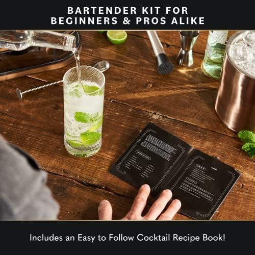 Home Hero Bartender Kit - 22-Piece Cocktail Shaker & Bar Tool Set