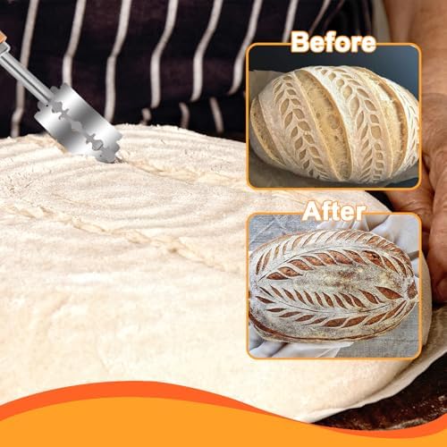 40-Pack Sourdough Bread Lame Blades – 6Cr13 Stainless Steel Razor
