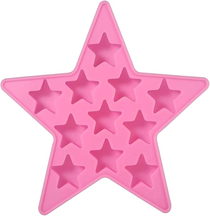 Five Star Shaped Cool Silicone Ice Cube Tray Freeze Mold Maker Tools Pentagram by WenTigDY