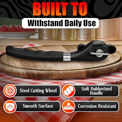 Can Opener Smooth Edge Side Cut - Stainless Steel Manual Can Opener