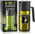 Gelibo 2-IN-1 Oil Sprayer for Cooking,Oil Dispenser for