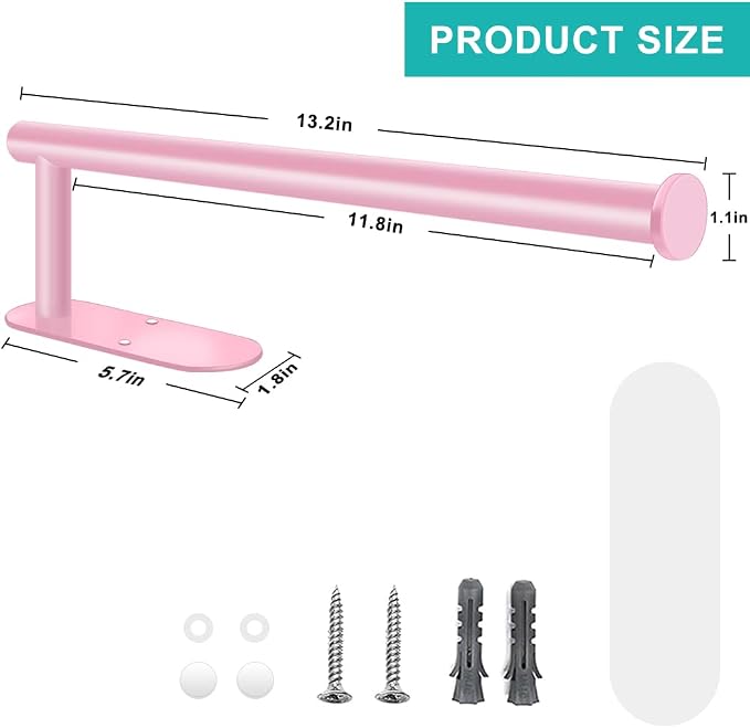 MGahyi Paper Towel Holder Wall Mount, Self Adhesive Or Drilling Paper Towel - Image 2
