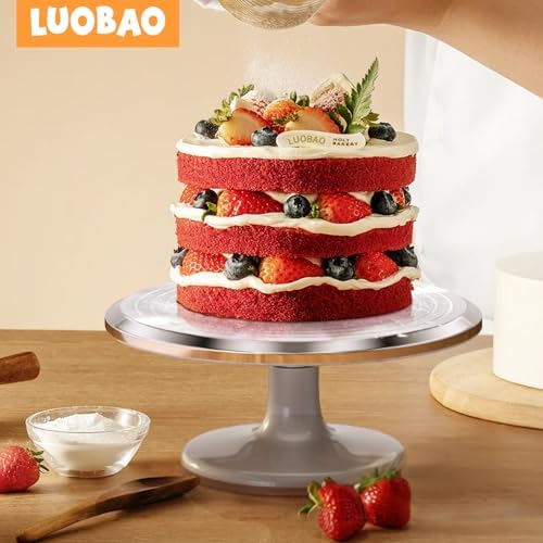 12 Inch Aluminum Cake Turntable Decorating Stand