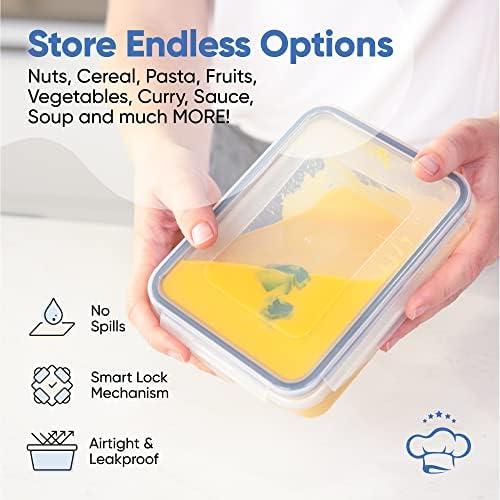 Chef's Path 32 Piece Airtight Food Storage Containers with Easy Snap