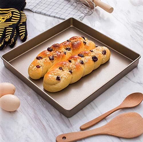Nonstick Square Baking Pan, 11x11 Inch Carbon Steel Cake Baking Sheet