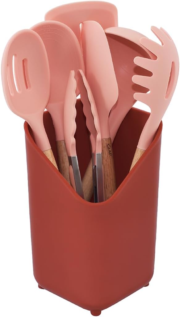 Glad Silicone Kitchen Utensils Set, and Spaghetti Server by GladTrashFoodStorage