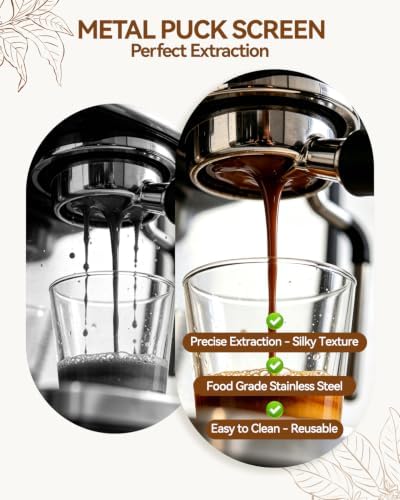 Espresso Cups Set, Espresso Shot Cups, Puck Screen & Coffee Spoon