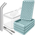 0.55in Pebble Ice Tray - Plastic Mini Ice Cube Tray for Freezer with