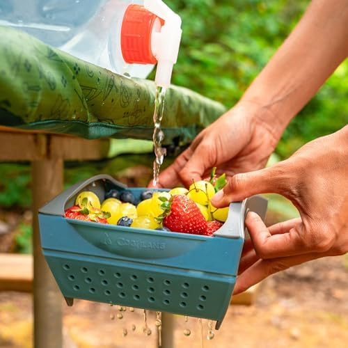 Coghlan's Snapfold Mini Colander – 1-Quart (.95 L) Compact