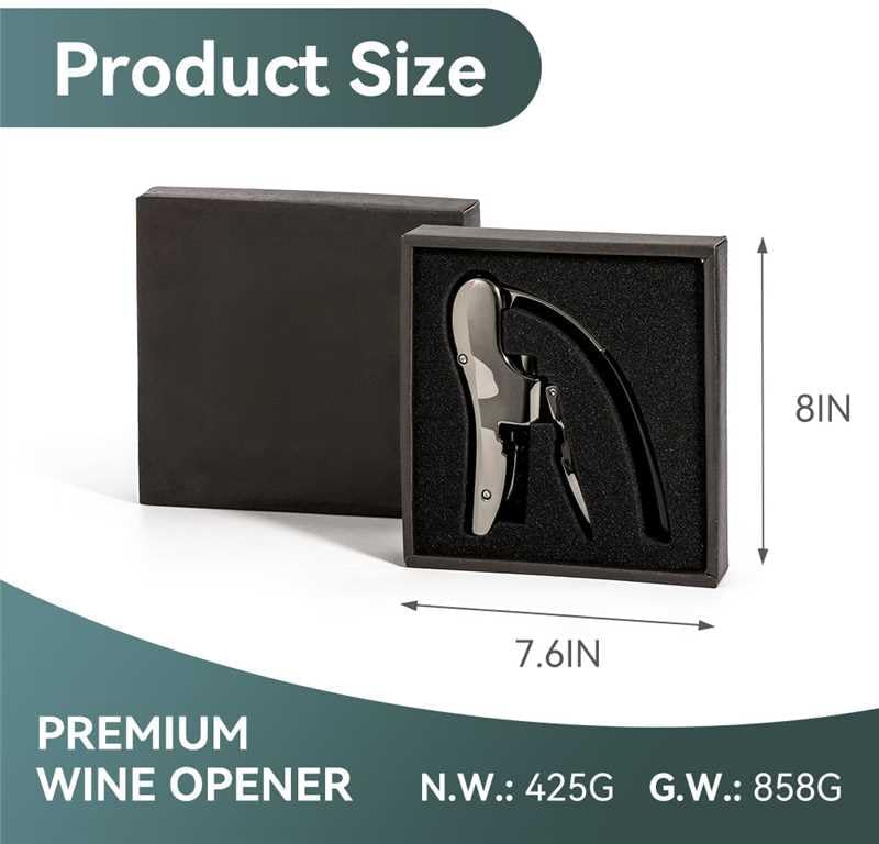 Rabbit Wine Opener Set Zinc Alloy with Foil Cutter