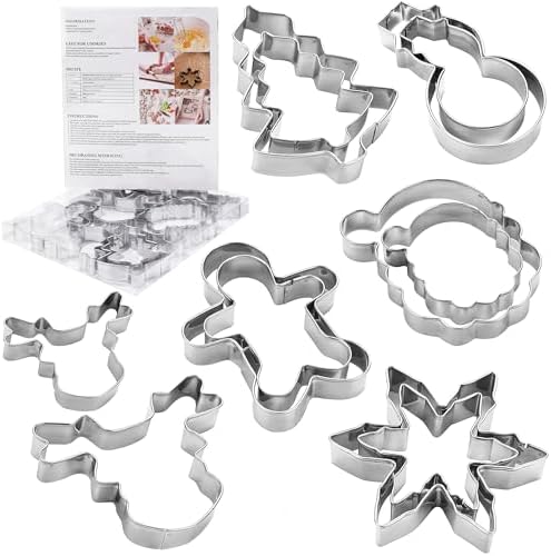 MrCookie 4" Stainless Steel Cookie Cutters Set