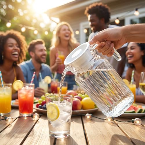 Water Plastic Jug With Lid,Water Jugs For Parties Wasserkrug