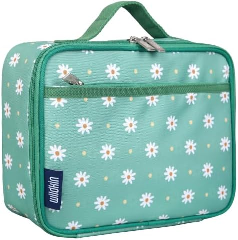 Wildkin Insulated Lunch Box for Kids, Daisy