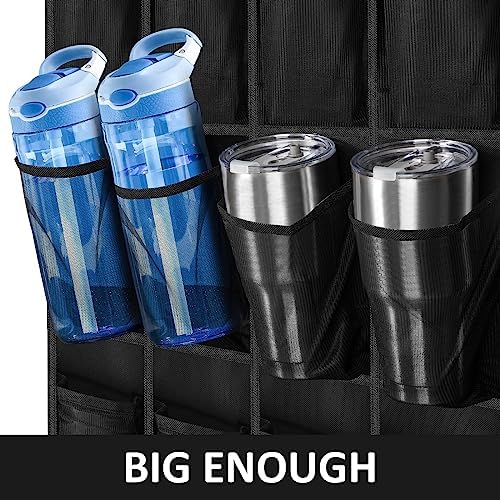 Tumbler Organizer,Water Bottle Organizer 24 Holders Over The Door
