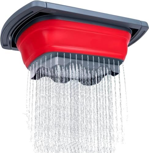 Collapsible Colander Strainer with Extendable Handles - Over the Sink