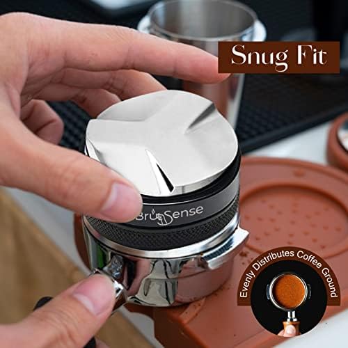 53mm Espresso Tamper & Distributor | Accessories Include Own Tamp Mat