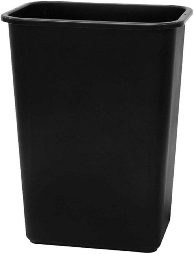 United Solutions WB0060 Black Plastic 41 Quart Office Wastebastket-10.25 Gallon by UNITEDSOLUTIONS
