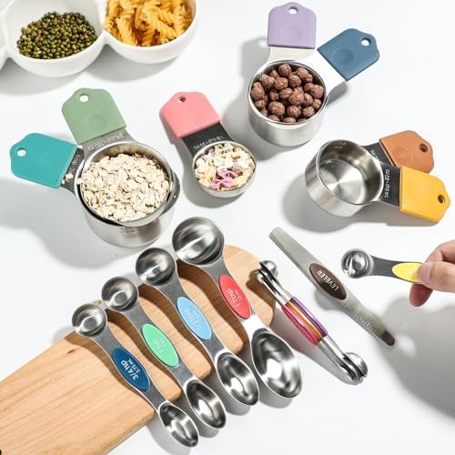 Magnetic Measuring Cups&Spoons Measuring Cup Double Sided Measuring