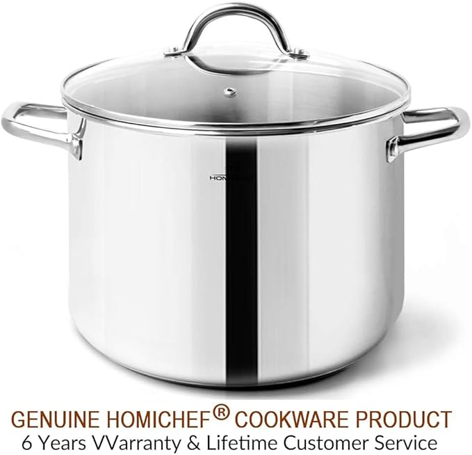 HOMICHEF Stock Pot 8 Quart - Image 7