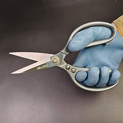 Heavy Duty Scissors 8.5'', All Purpose, Leather Scissors, Reinforced