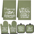 Sratte 6 Pcs Kitchen Decor Accessories Set, Kitchen, Green