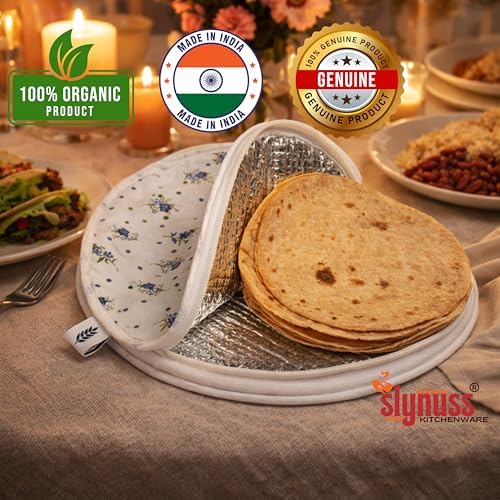 Slynuss® | Tortilla Warmer Pouch Set of 2 with Zipper – Insulated