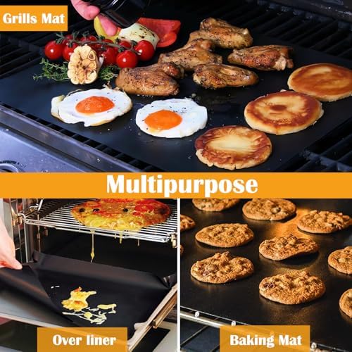 Dailyart Grill Mats for Outdoor Grill, Grill Mat Non Stick Set of 5