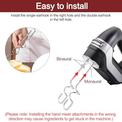 Hand Mixer Beaters Attachments for Cuisinart Hand Mixer CHM Series