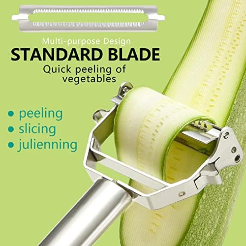 Stainless Steel Peeler Julienne Cutter Slicer for Carrot Potato Melon