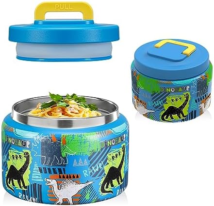 JXXM 8 Oz Thermo Food Jar for Hot & Cold Food for Kids, Insulated