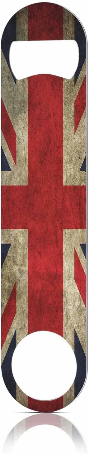 United Kingdom Flag Stainless Steel Bottle Opener Uk British National Flags by TASDANA