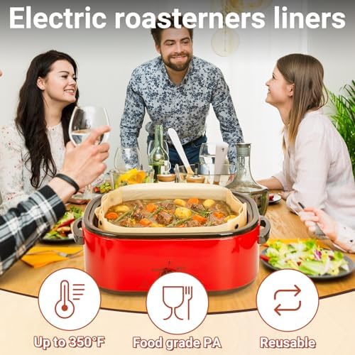 Reusable Electric Roaster Liner for 18-22 Quart Roaster Oven