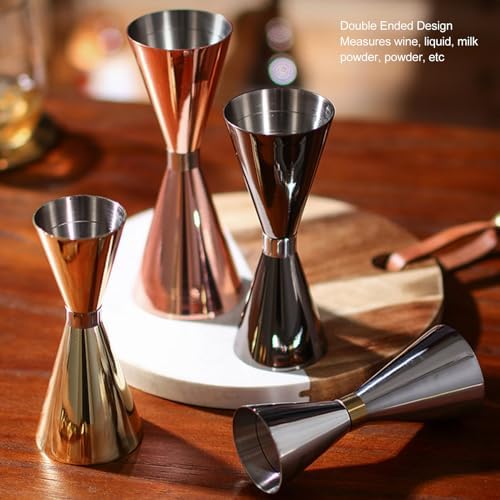 Cocktail Jigger, Double Ended Bar Jigger with Scale Japanese Jigger
