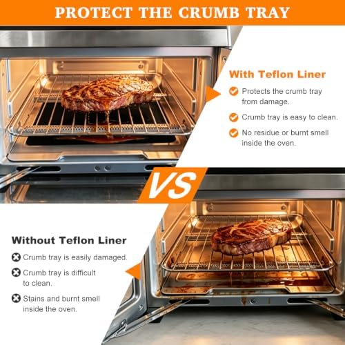 5 PCS Air Fryer Crumb Tray Liner Compatible with Ninja French Door